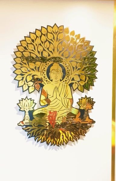 Illuminated display and printed graphics for a commercial interior, Chennai