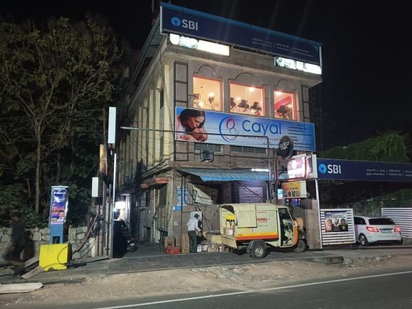 Backlit glow sign board project for a commercial shop in Chennai