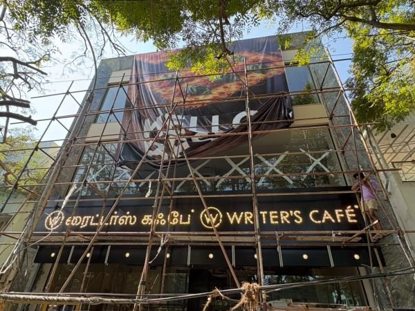 LED sign board project completed for a retail shop in Chennai
